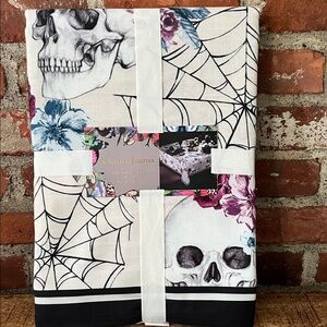 Christian Lacroix Floral and Skull Fabric with Web Design